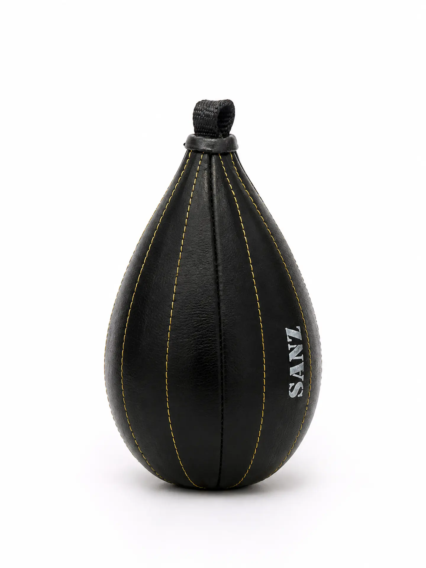 Pera de Boxeo SANZ Negra Cuero 1