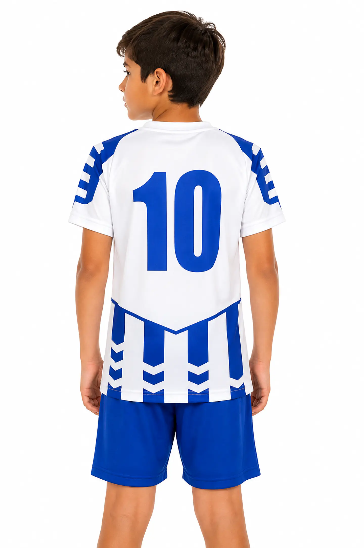 Camiseta Cerro Largo Niño Blanca y Azu 2
