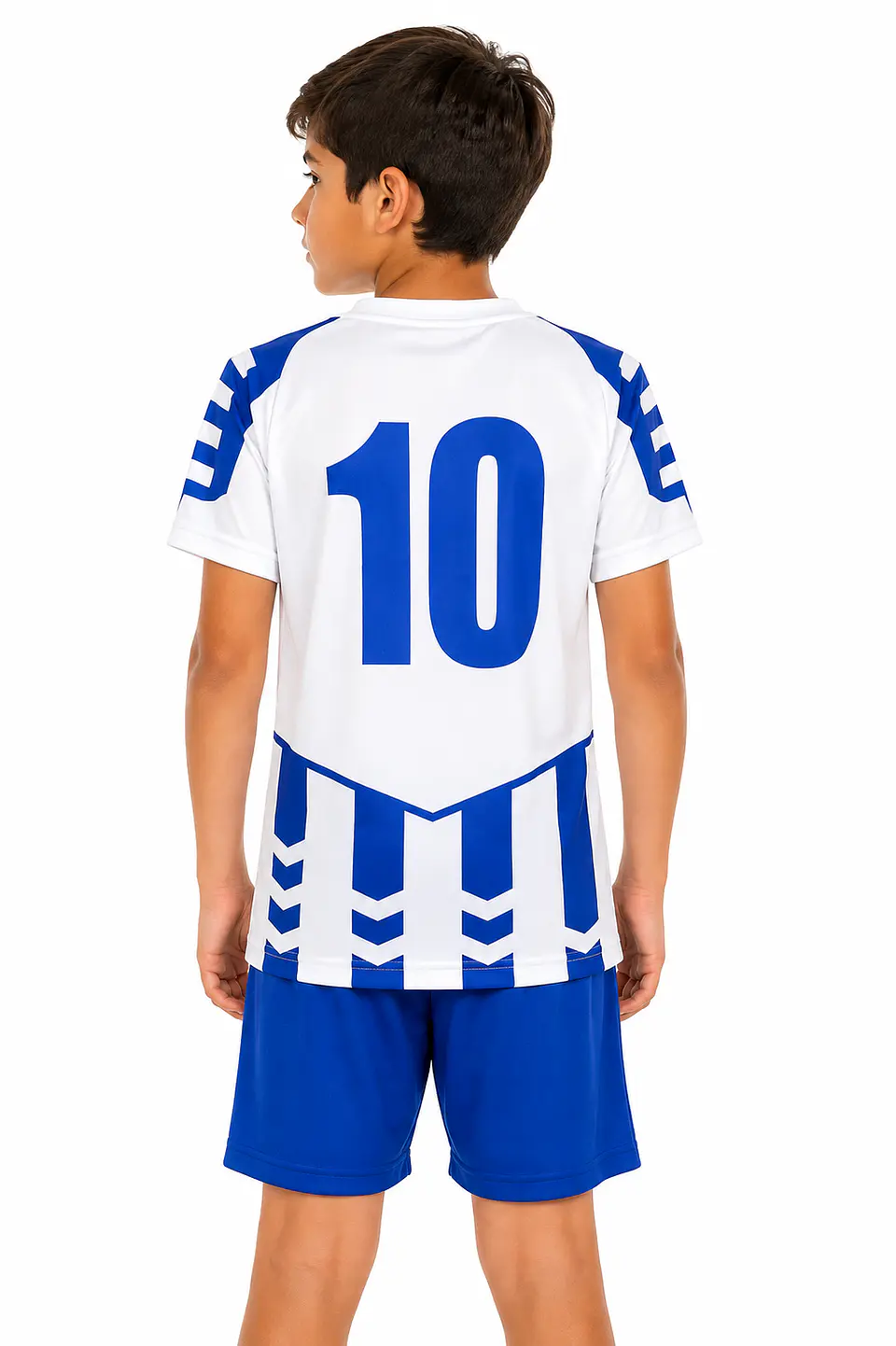 Camiseta Cerro Largo Niño Blanca y Azu 2
