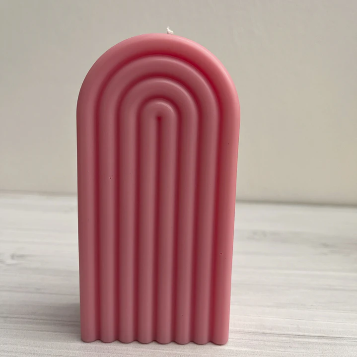 Vela de soja decorativa: Arco de color - Casa Selene 3