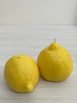 Vela de soja decorativa Dúo de Limones Casa Selene