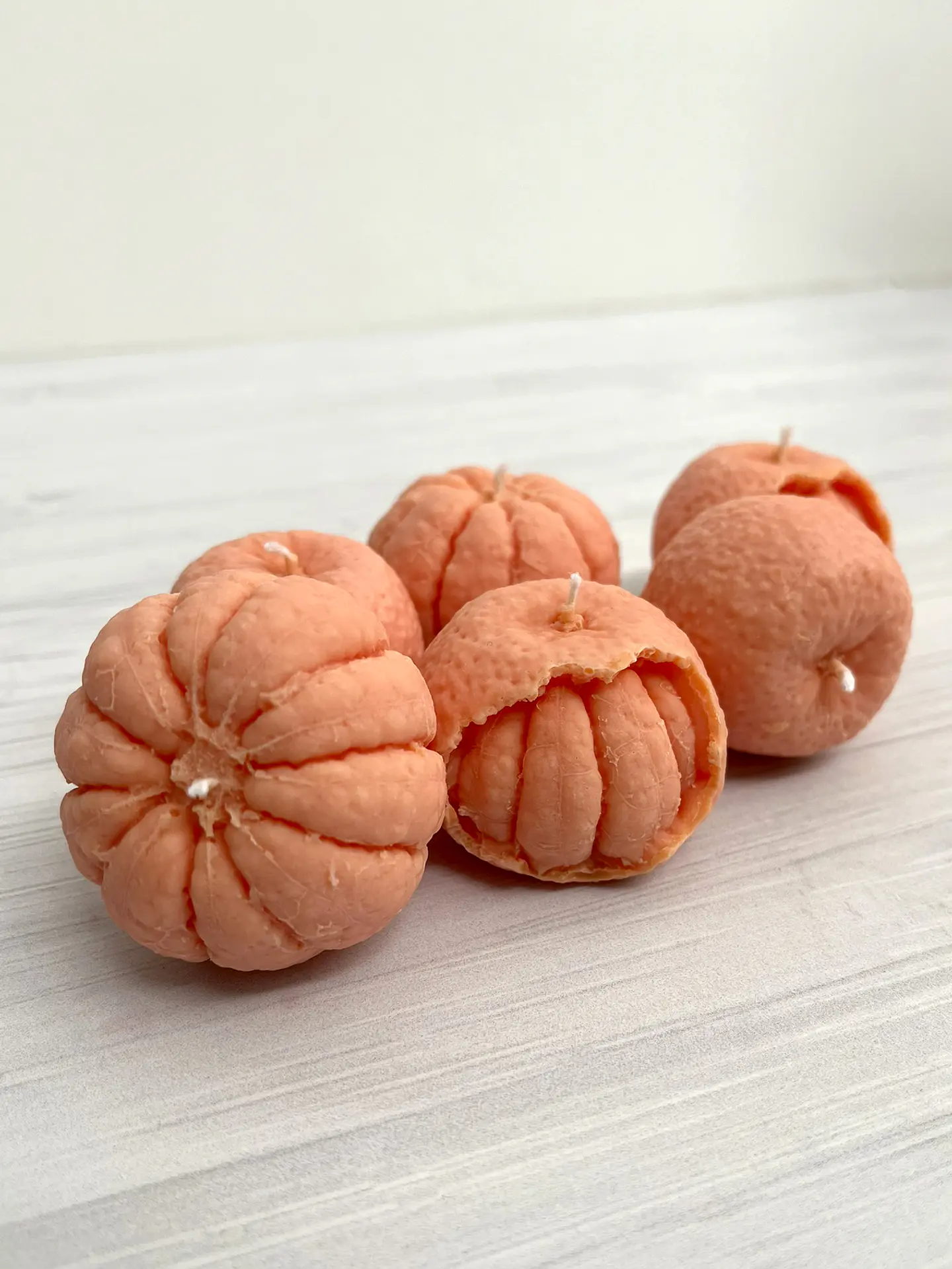 Vela de soja decorativa Trío de Mandarinas - Casa Selene 1