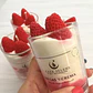 Vela de soja decorativa - Postre de Fresas y Crema - Miniatura 2