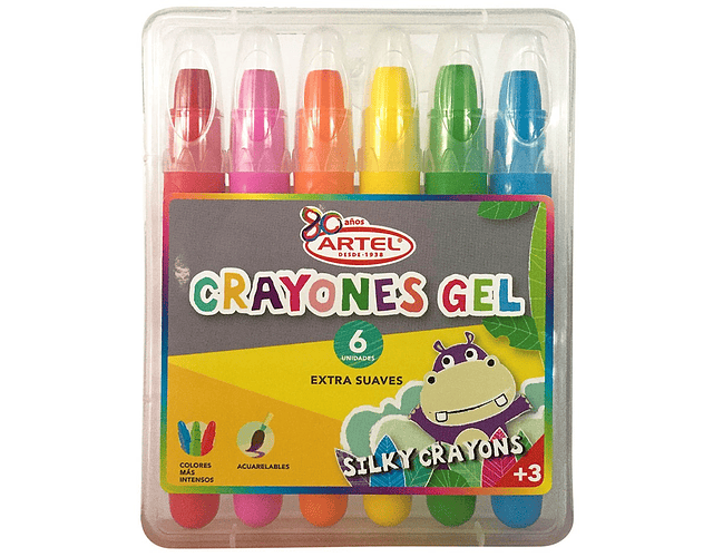 Crayones Gel 6 Un.