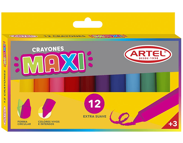 Crayón Maxi 12 Colores