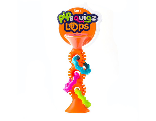 PipSquigz Loops Naranjo - Mordedores, Sonajeros Sensoriales