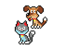 Puzzle de Pixeles - Playful Pets