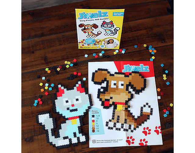 Puzzle de Pixeles - Playful Pets