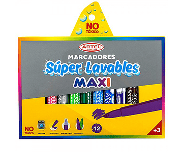 Marcadores Maxi Super Lavables