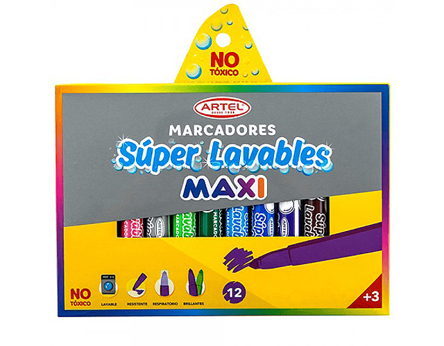 Marcadores Maxi Super Lavables