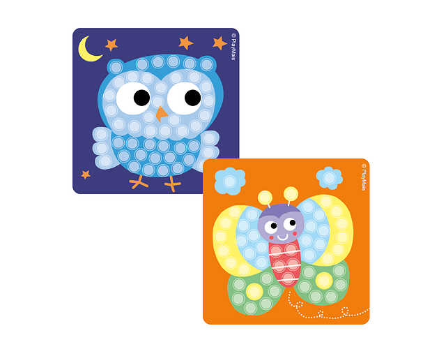 PlayMais Mini Mosaic - Owl/Butterfly