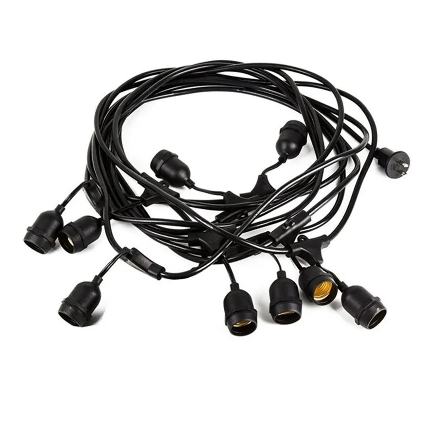 Guirnalda Terraza Ext Luces Vintage 10 Metros Luces Amarillo