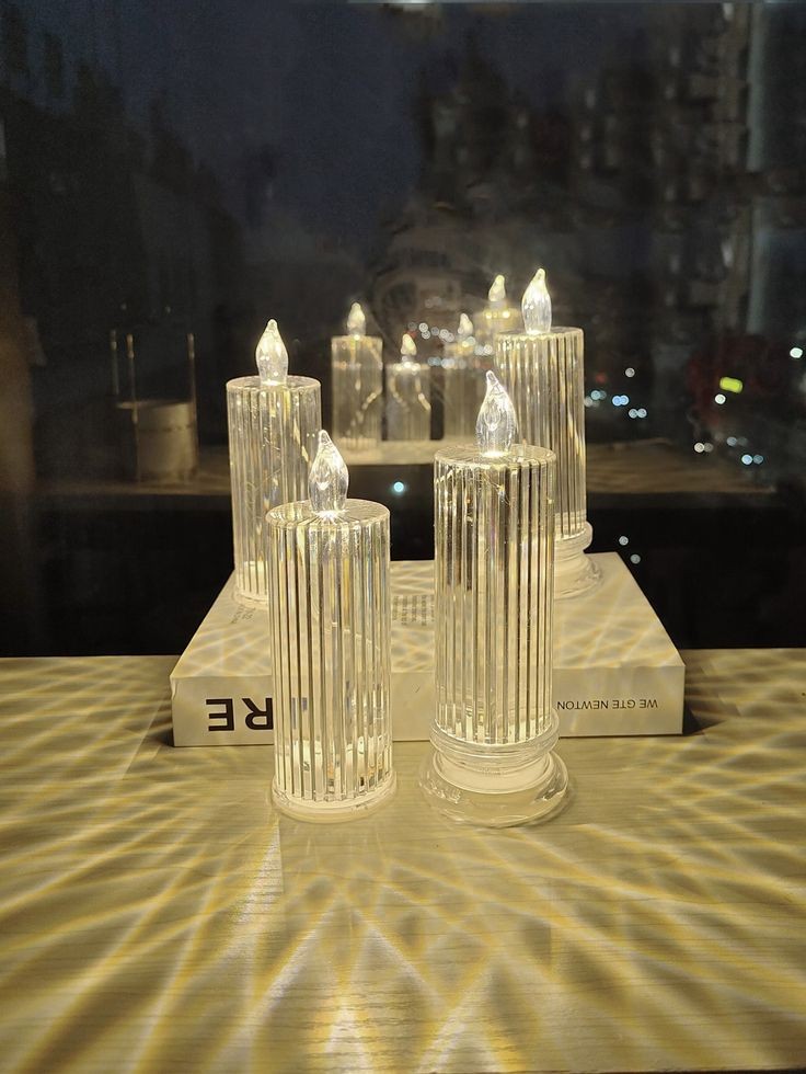 Vela de acrílico