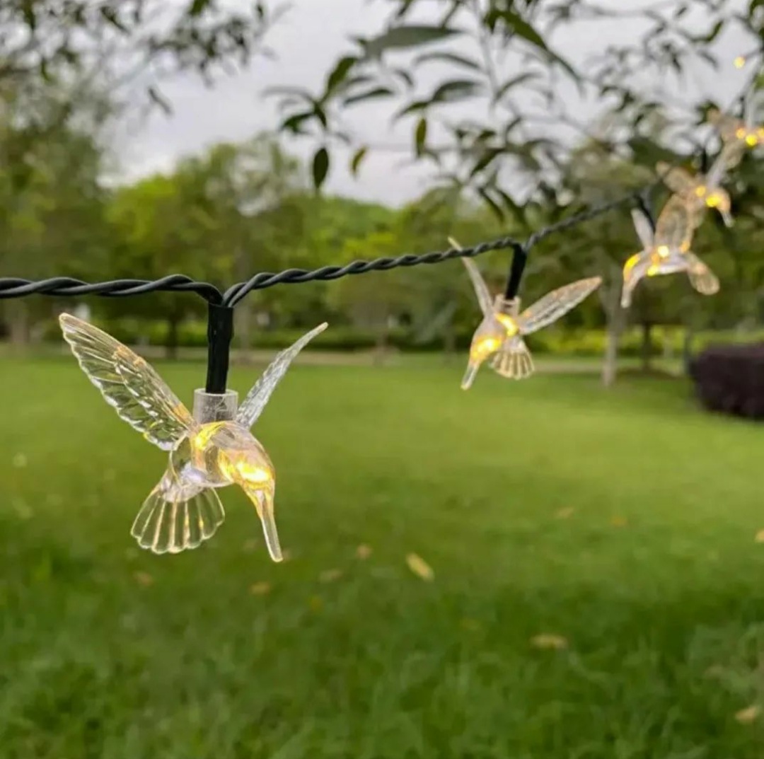 Guirnalda Solar 10 Luces 3,3 M Luz Cálida