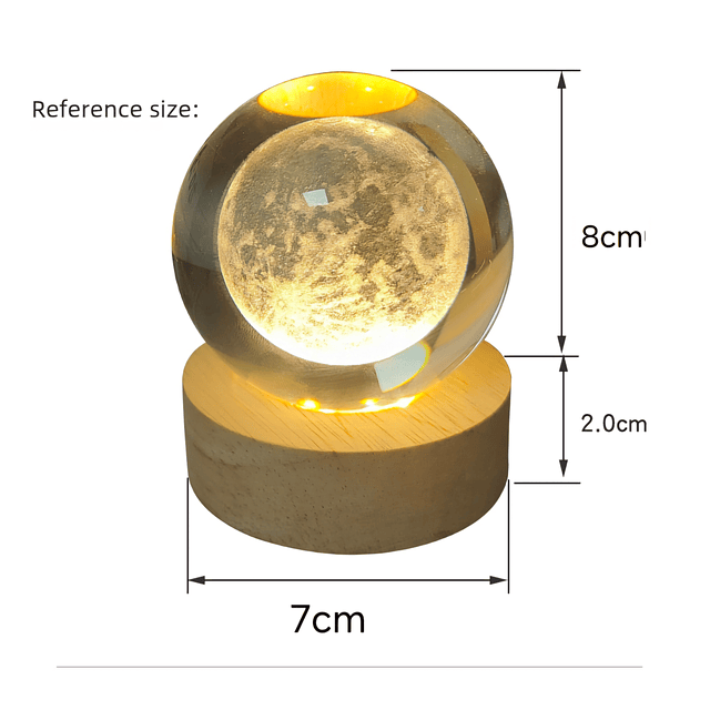 Lámparas, Esferas de cristal - SISTEMA SOLAR 8cm