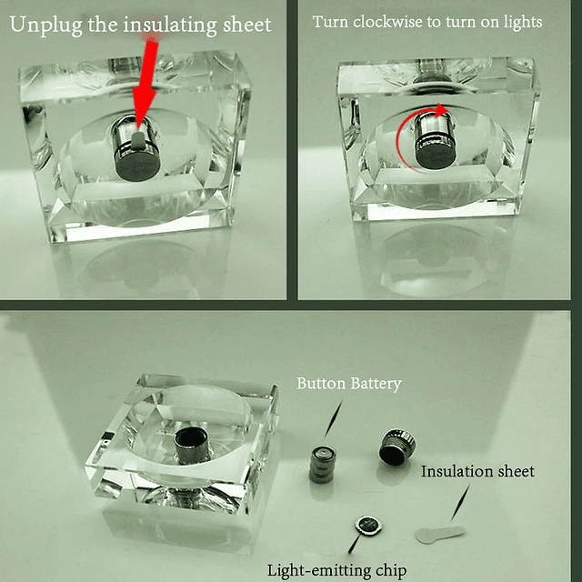 Lámparas, Esferas de cristal - El Principito RGB pilas cristal 