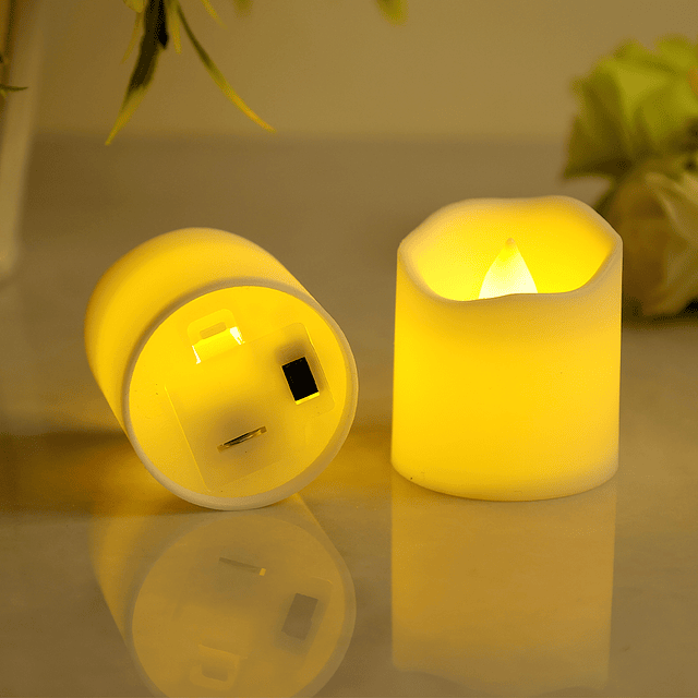 4x Velas decorativas