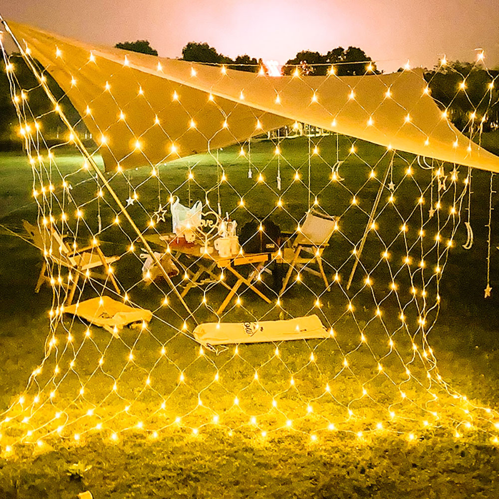 Malla led solar 3x2mt