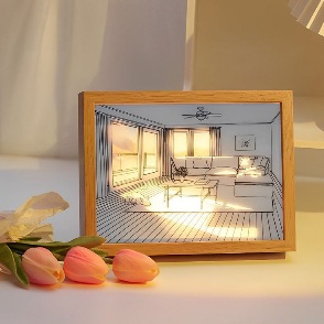 Cuadro decorativo led - Perro