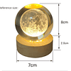 Lámparas, Esferas de cristal - Escorpión -6cm signo zodiaco