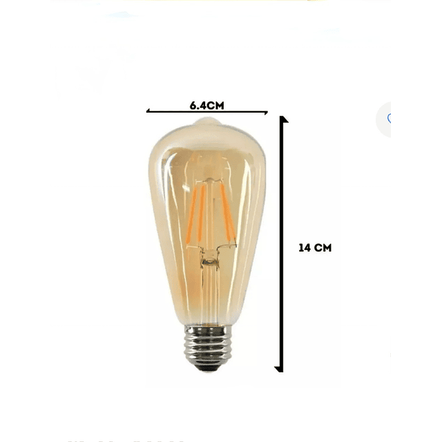 Pack 10 Ampolletas vintage Edison 4W