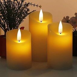2x Velas decorativas 7cm