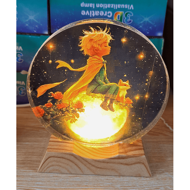 Lámpara el principito, Luna zorro 