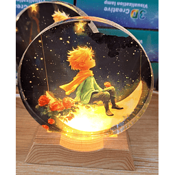 Lámpara el principito, Luna rosa