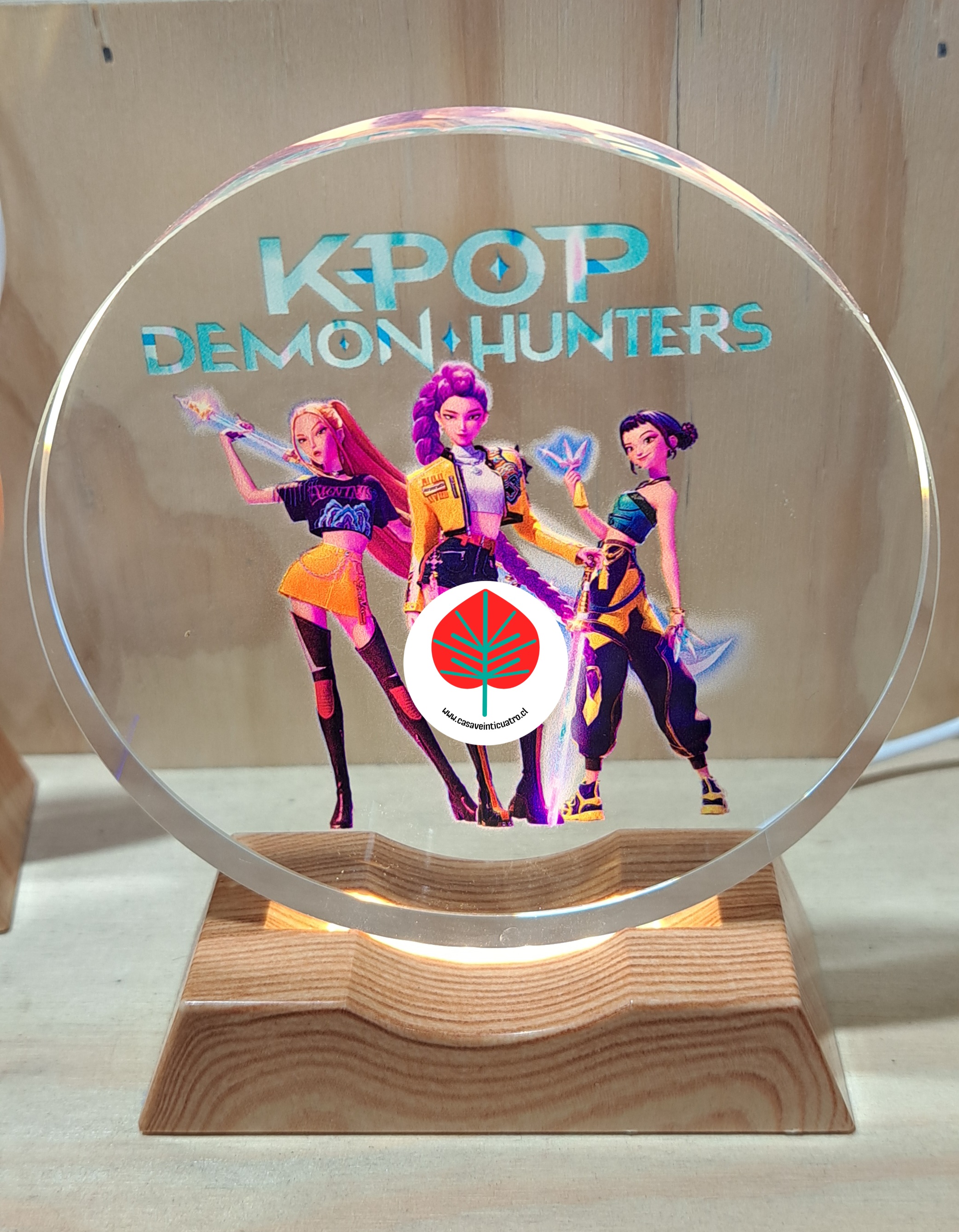 Black Pink Kpop K-pop Decoración Lámpara LED
