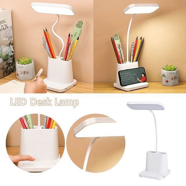 Lampara recargable de escritorio 
