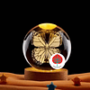 Lámparas, Esferas de cristal 8cm - MARIPOSA