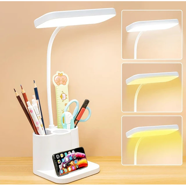 2x Lampara recargable de escritorio
