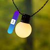 2x Guirnalda esfera solar pingpong CYBER