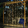 2x Cortina hada led 2x2mt solar- CYBER