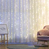 2x Cortina hada led 2x2mt solar- CYBER