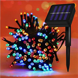 2xGuirnalda multicolor solar 8mt- CYBER