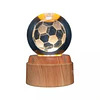 Lámparas, Esferas de cristal GIRATORIA- BALON pelota FÚTBOL