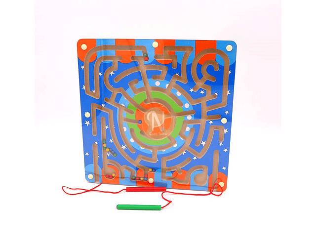 Didáctico para motricidad Laberinto magnético 2 en 1