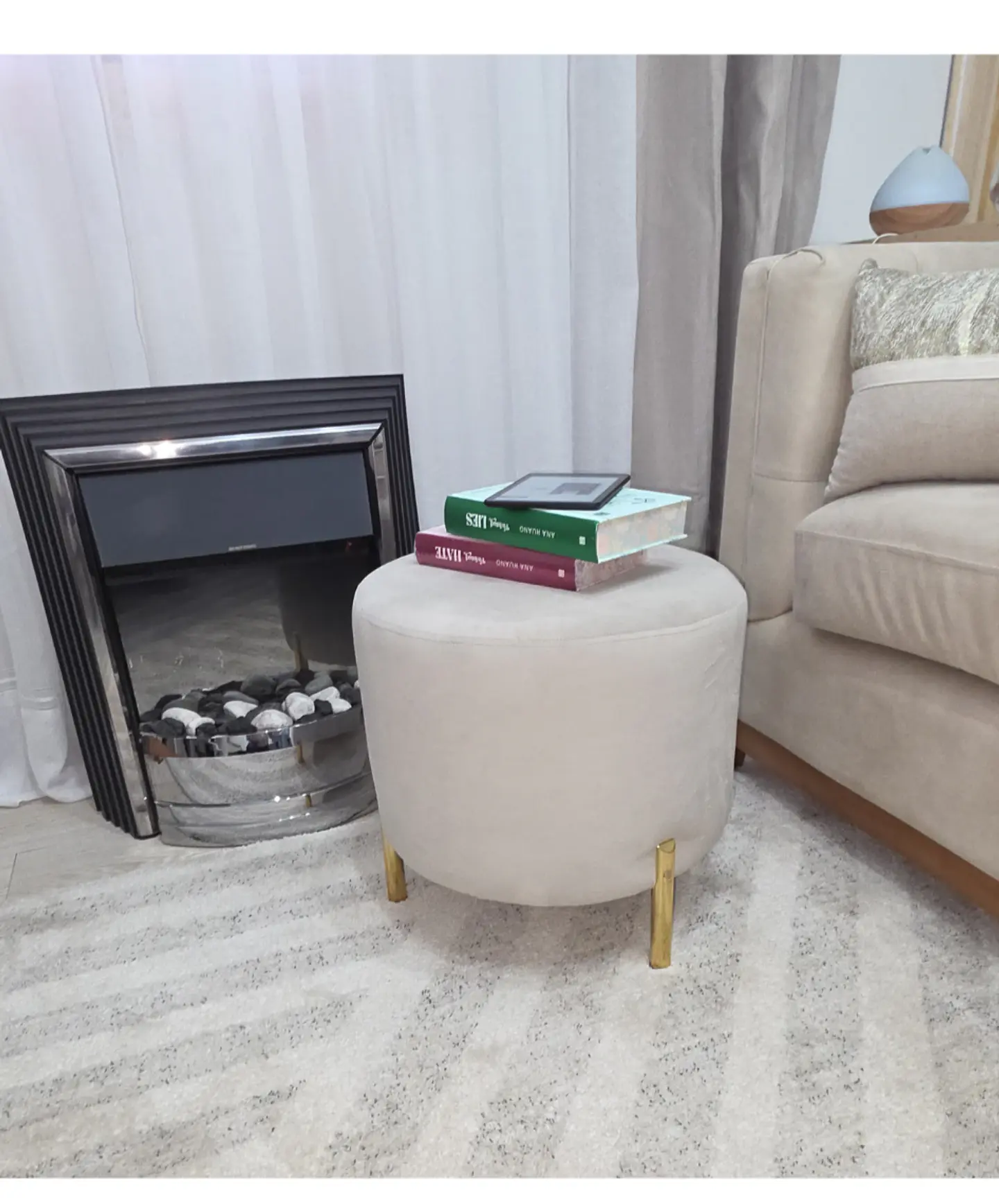 POUF NORDICO GOLD 1