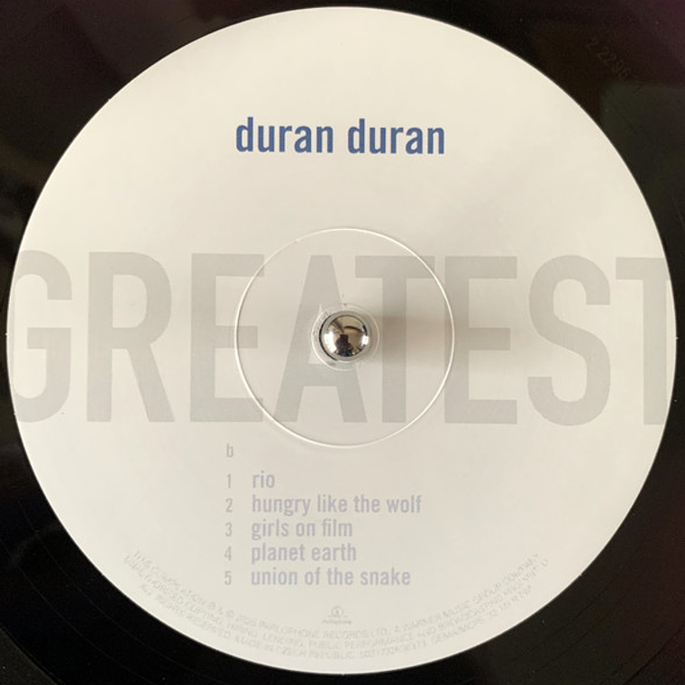 Duran Duran – Greatest Hits  3