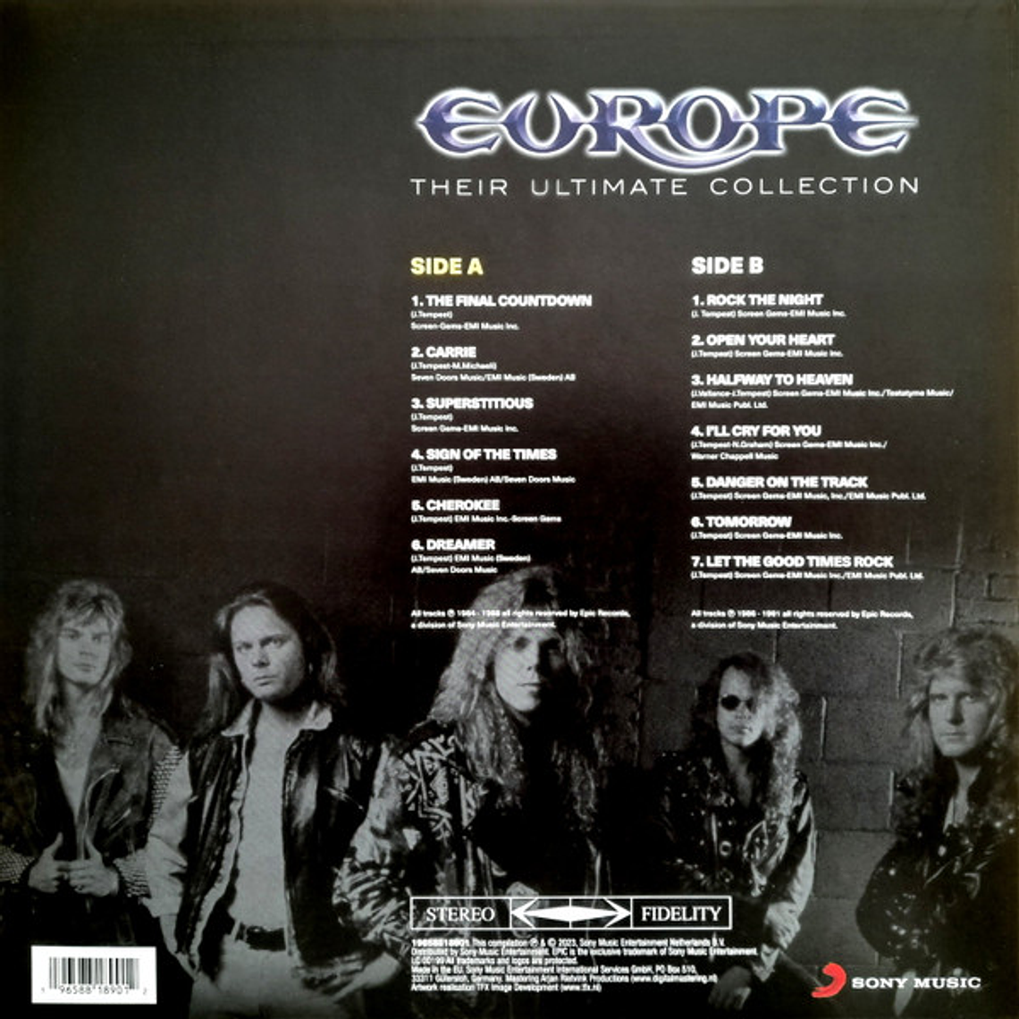 Europe  – Their Ultimate Collection 2