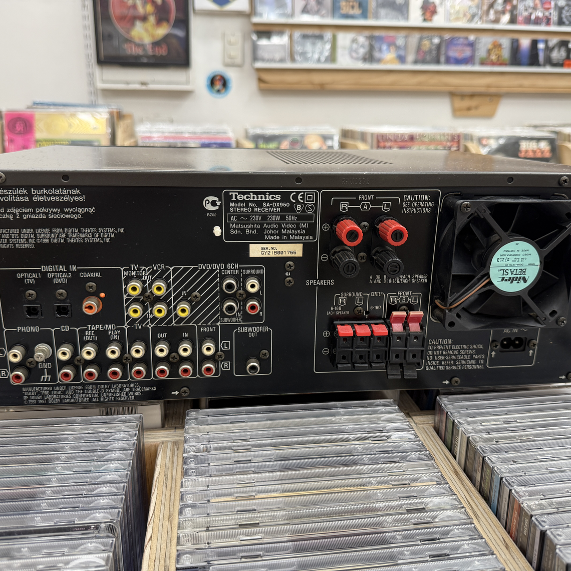 AMPLIFICADOR /  TECHNICS AV CONTROL RECEIVER  SA-DX950 6