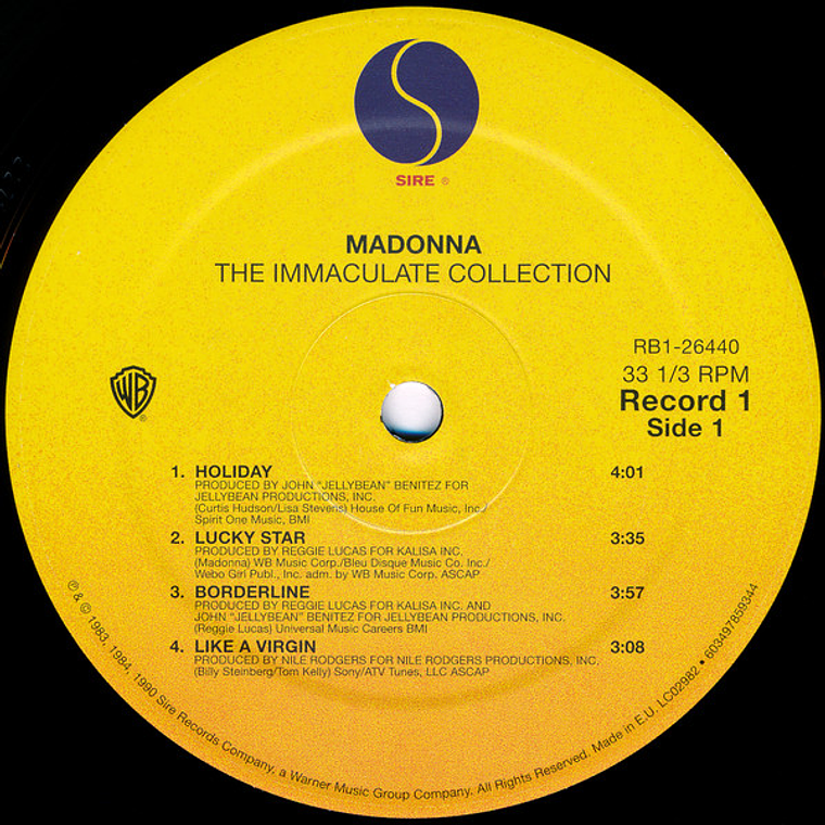 Madonna – The Immaculate Collection 3