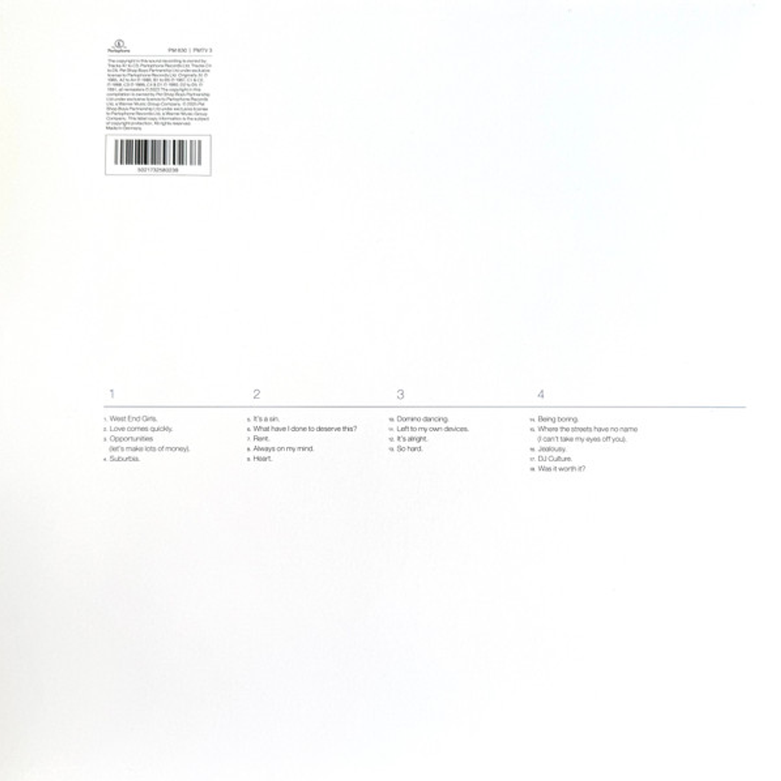 Pet Shop Boys – Discography (The Complete Singles Collection 1985-1991) 2