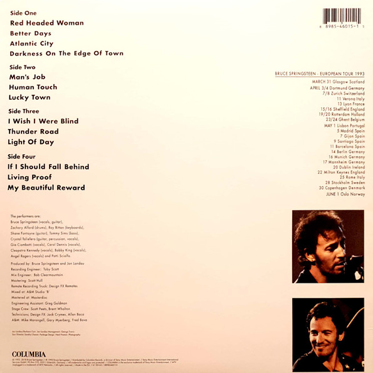 Bruce Springsteen – In Concert / MTV Plugged 2