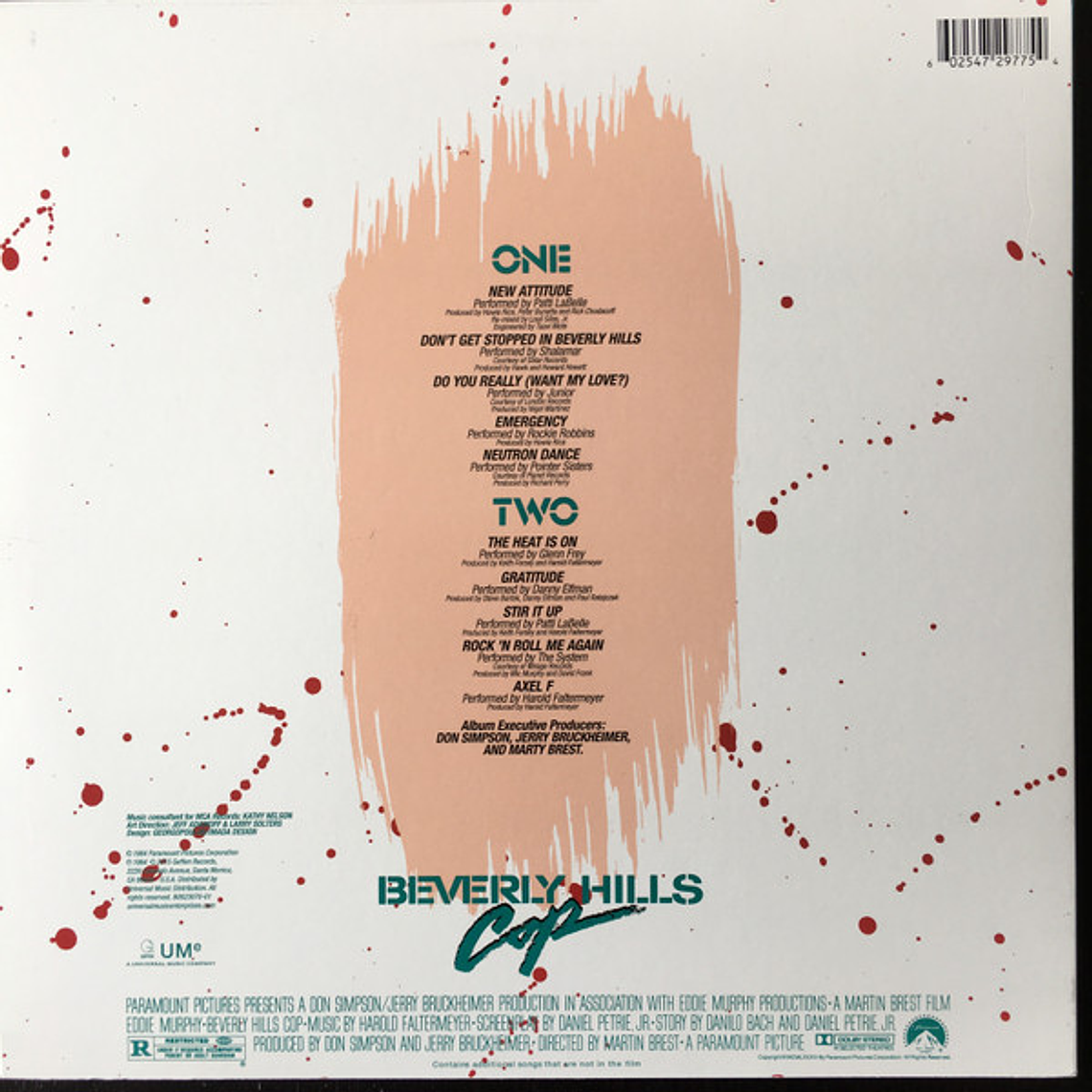 Music From The Motion Picture Soundtrack - Beverly Hills Cop 2