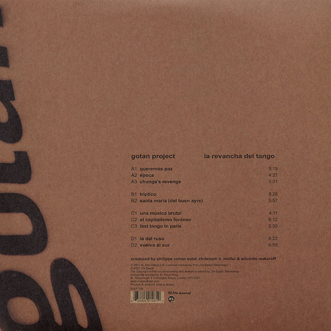 Gotan Project – La Revancha Del Tango 2