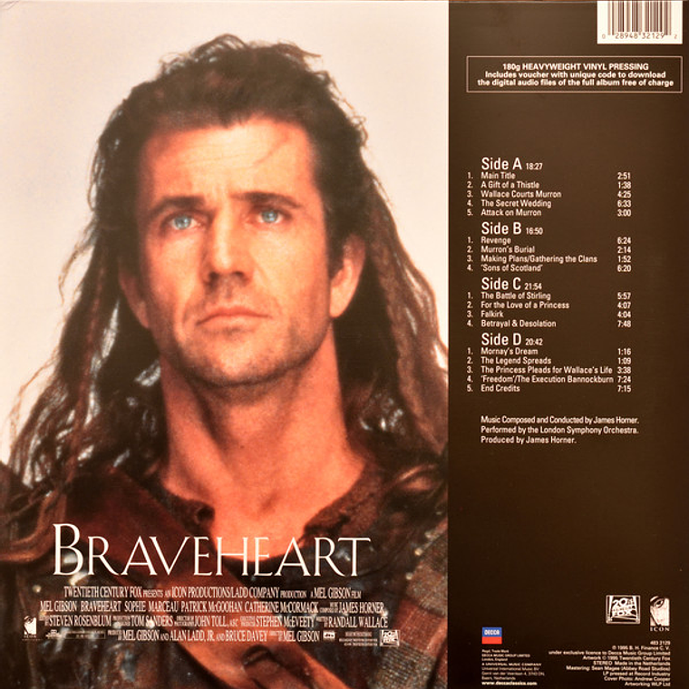 Braveheart (Original Motion Picture Soundtrack) 2