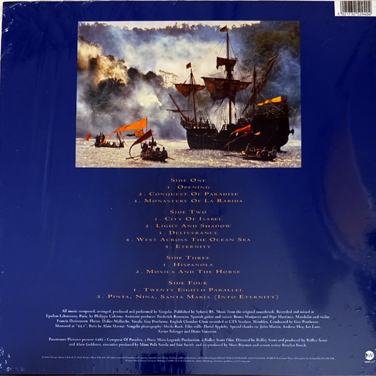 Vangelis – 1492 - Conquest Of Paradise (Music From The Original Soundtrack) 2