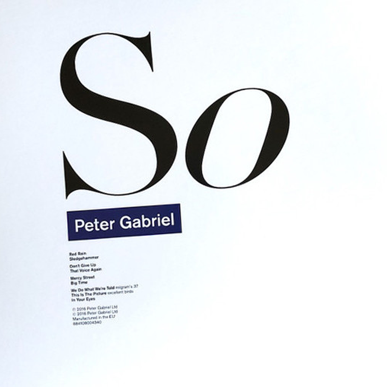 Peter Gabriel – So 2